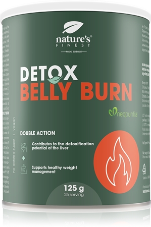 Natures Finest Detox Belly Burn Pulver mit Pflanzenextrakten
