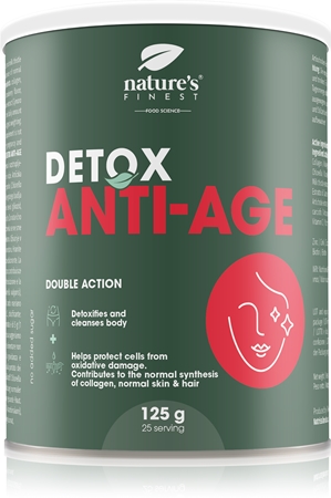 Natures Finest Detox Anti Age Nahrungsergänzungsmittel mit Pflanzenextrakten