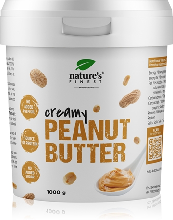 Natures Finest Peanut Butter Crunchy classic 100%ige Nusscreme