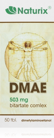 Naturix DMAE 503mg Bitartate Complex tablety pro podporu paměti a koncentrace