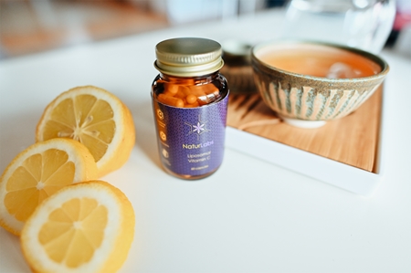 NaturLabs Liposomal Vitamin C kapsle pro podporu imunitního systému, krásnou pleť a nehty