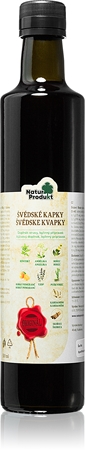 Naturprodukt Švédské kapky bylinné kapky pro podporu trávení