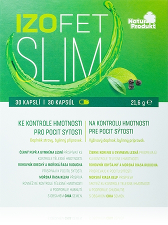 Naturprodukt Izofet Slim herbal capsules for weight control and fat ...