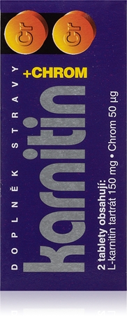 NATURVITA Karnitin+Chrom tablety pro udržení normální hladiny cukru v krvi