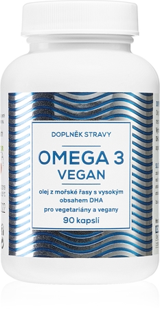 NATURVITA OMEGA 3 VEGAN kapsle pro normální činnost srdce a mozku