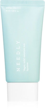 NEEDLY Vegan Mild Moisture Sun Creme facial protetor e iluminador SPF 50+
