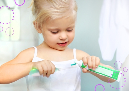 NENO Tutti Mint children's battery toothbrush