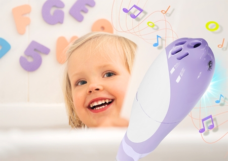 NENO Tutti Violet cepillo dental a pilas con música para niños