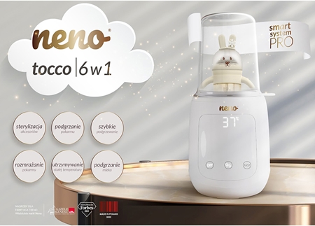 NENO Tocco 6 in 1 aquecedor de biberões e esterilizador
