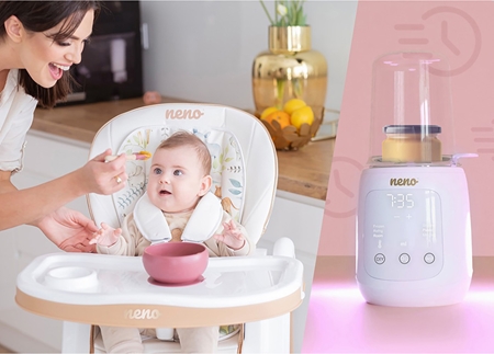 NENO Tocco 6 in 1 aquecedor de biberões e esterilizador