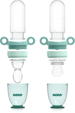NENO Gusto 2 in 1 teething toy for feeding with spoon