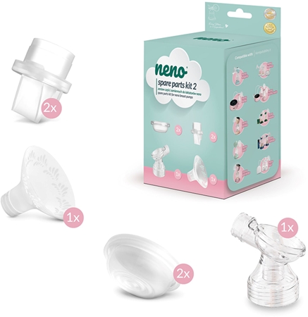 NENO Neno 2 Spare Parts Kit 2 breast pump replacement part set