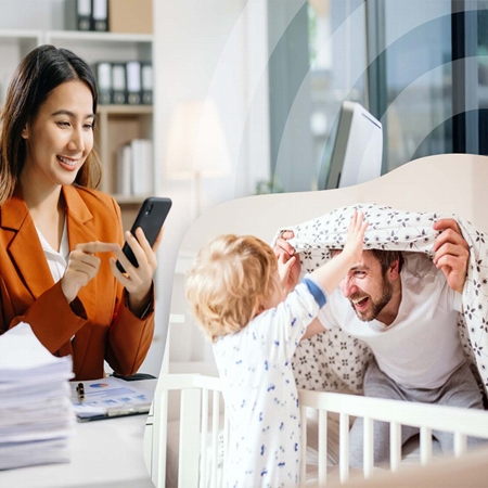 NENO IP-WiFi Orso babymonitor med video