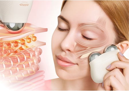 NENO Beauty Naya veido masažuoklis su EMS (elektroninės raumenų stimuliacijos) technologija ir termoterapijos funkcija