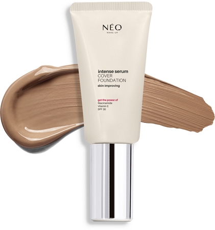 NEO MAKE UP Intense Serum Cover Foundation machiaj natural SPF 30
