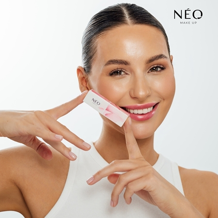 NEO MAKE UP Intense Serum Sheer Lipstick cremiger hydratisierender Lippenstift