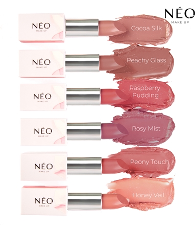 NEO MAKE UP Intense Serum Sheer Lipstick cremiger hydratisierender Lippenstift