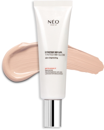 NEO MAKE UP Intense Serum Tinted BB Glow Cream aufhellende BB Cream SPF 50