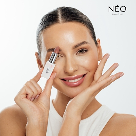 NEO MAKE UP Intense Serum Sheer Lipstick cremiger hydratisierender Lippenstift