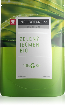 Neobotanics Zelený Ječmen BIO prášek na přípravu nápoje pro detoxikaci organismu a podporu imunity