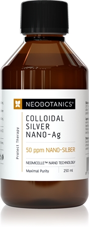 Neobotanics Colloidal Silver Nano-Ag 50 ppm tonikum s koloidním stříbrem