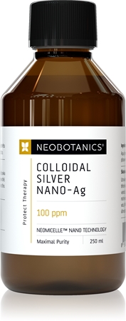 Neobotanics Colloidal Silver Nano-Ag 100 ppm tonikum s koloidním stříbrem