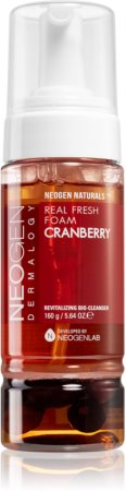 Neogen Dermalogy Real Fresh Cranberry mousse de limpeza com efeito regenerador