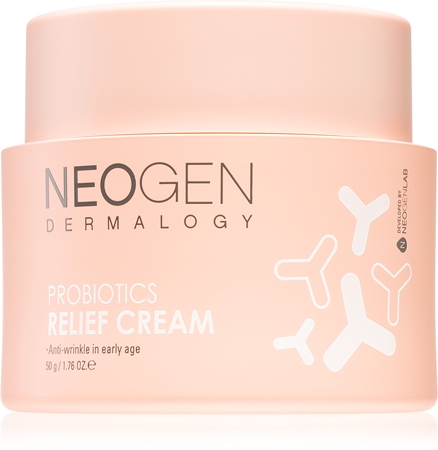 Neogen Dermalogy Probiotics Relief Cream creme reafirmante com brilho para primeiras rugas