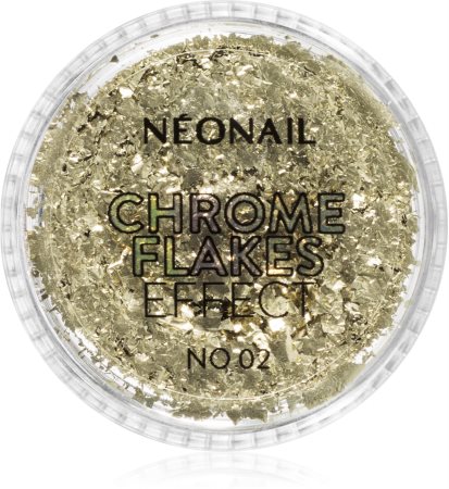 NeoNail Chrome Flakes Effect No. 02 csillogó por körmökre