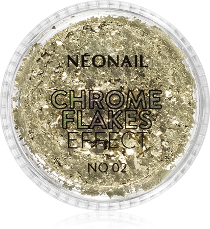 NEONAIL Chrome Flakes Effect No. 02 poudre pailletée ongles