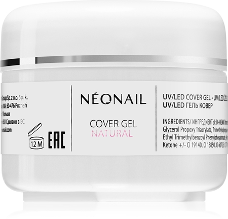 NEONAIL Cover Gel Natural gel pro modeláž nehtů