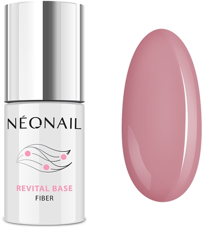 NEONAIL Revital Base Fiber gelis, nagų lako pagrindas geliniams ir akriliniams nagams