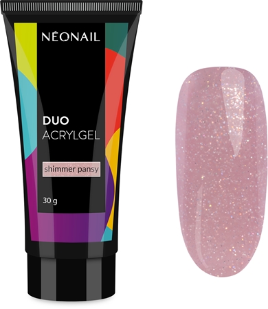 NEONAIL Duo Acrylgel Shimmer Pansy želė geliniams ir akriliniams nagams