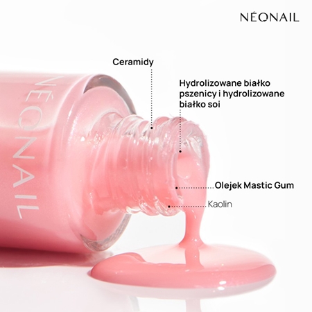 NEONAIL Rescue Glow Tint 3in1 Nail Conditioner lakier pielęgnujący do paznokci