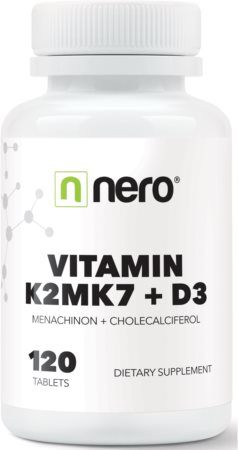 NERO Vitamin K2MK7 + D3 podpora normálního stavu kostí a zubů