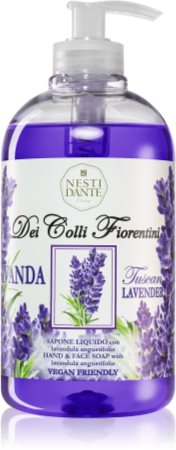 Nesti Dante Dei Colli Fiorentini Lavender Relaxing flüssige Seife für die Hände mit Pumpe