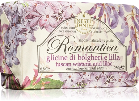 Nesti Dante Romantica Tuscan Wisteria & Lilac přírodní mýdlo