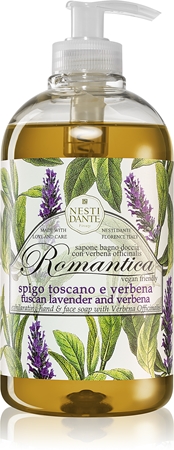 Nesti Dante Romantica Wild Tuscan Lavender and Verbena savon liquide doux pour les mains