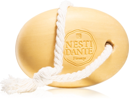 Nesti Dante Luxury Gold Body Cleanser on a Rope savon naturel