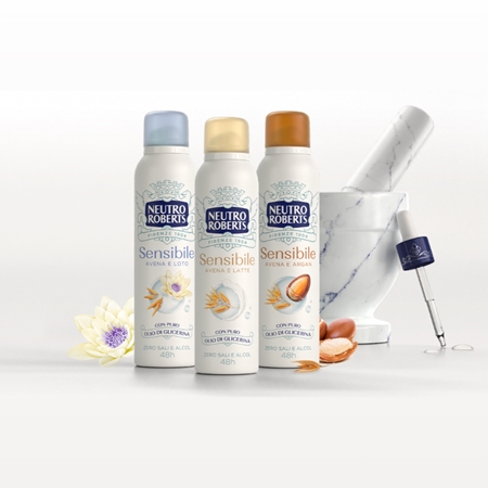 Neutro Roberts Avena e Latte deodorant ve spreji s 48hodinovým účinkem