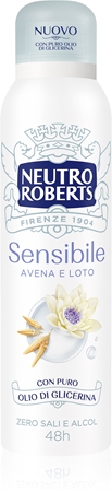 Neutro Roberts Avena e Loto deodorant ve spreji s 48hodinovým účinkem