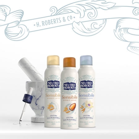 Neutro Roberts Avena e Loto deodorant ve spreji s 48hodinovým účinkem