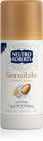 Neutro Roberts Avena e Argan Aluminium-Free Deodorant Stick for sensitive skin