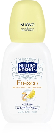 Neutro Roberts Bergamotto e Zenzero déodorant avec vaporisateur effet 48h