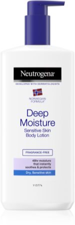Neutrogena Norwegian Formula® Deep Moisture Feuchtigkeitsspendende Bodymilk mit Tiefenwirkung für trockene und empfindliche Haut