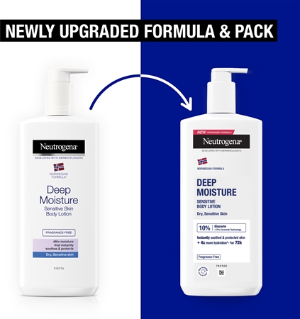 Neutrogena Norwegian Formula® Feuchtigkeitsspendende Bodymilk mit Tiefenwirkung für empfindliche Oberhaut