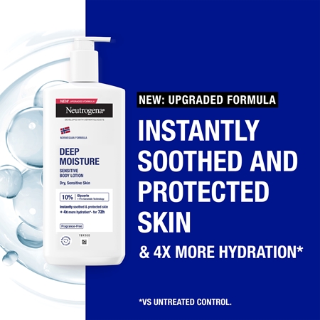 Neutrogena Norwegian Formula® Feuchtigkeitsspendende Bodymilk mit Tiefenwirkung für empfindliche Oberhaut