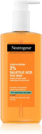 Neutrogena Clear & Defend gel facial de limpeza