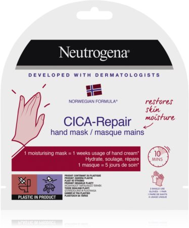 Neutrogena Norwegian Formula® CICA Repair hidratáló maszk kézre