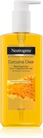 Neutrogena Curcuma Clear gel de limpeza micelar